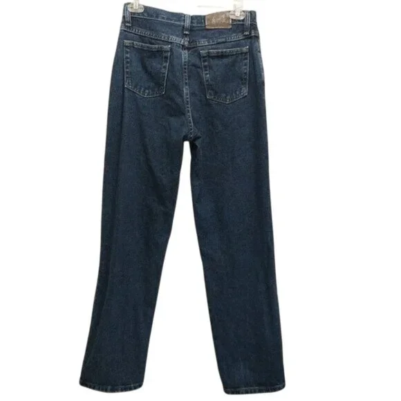 Wrangler Blues Relaxed Fit Mom Jeans Size 4 Like New Indigo Wash Denim High Rise - Picture 6 of 9